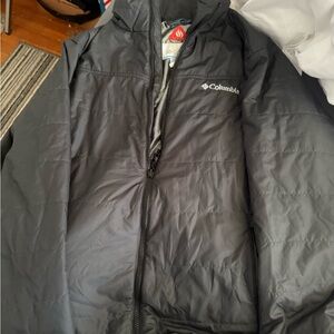Columbia Black and White Interchange Jacket